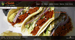 Desktop Screenshot of lataquizza.com